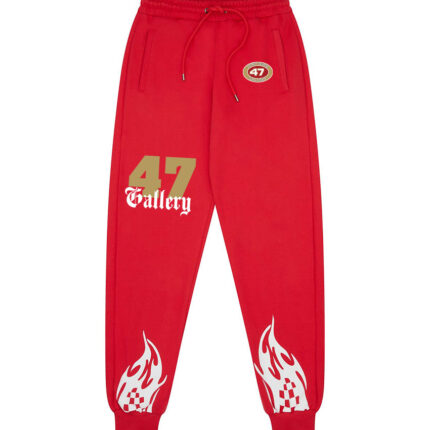 47 Gallery Essentials Fire Sweatpant - Red