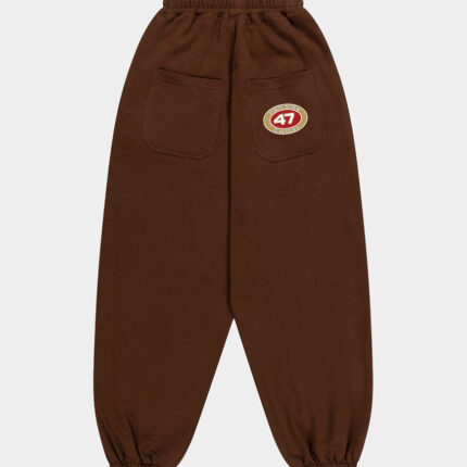 47 Gallery Essentials Ulta Baggy Sweatpant - Brown