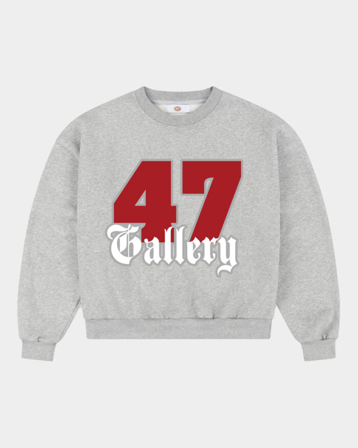 47 Gallery Everyday Boxy Sweatshirt - Grey