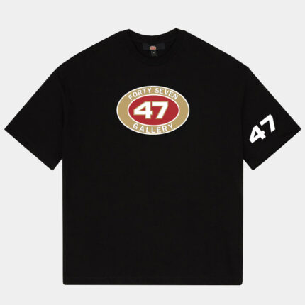 47 Gallery Front Logo T-Shirt - Black