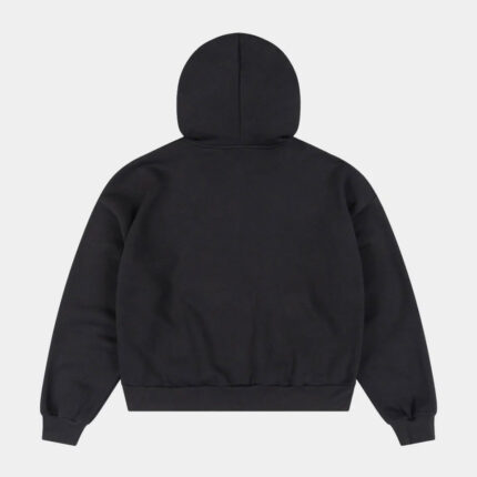 47 Gallery Everyday Boxy Zip Hoodie - Black