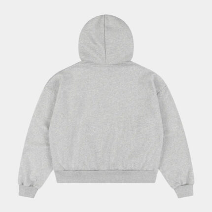 47 Gallery Everyday Boxy Zip Hoodie - Grey