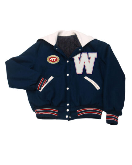 47 Gallery W Letter Ladies Varsity Jacket