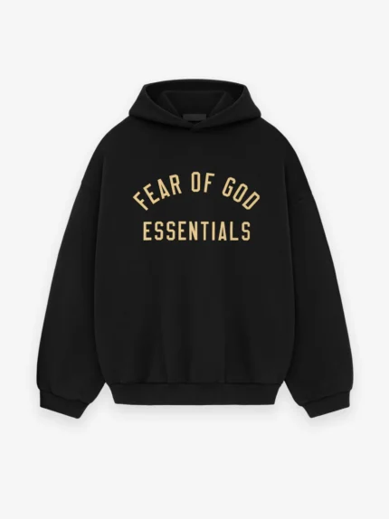 Fear Of God Essentials Fleece Hoodie Black