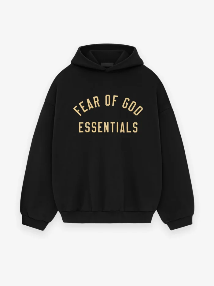 Fear Of God Essentials Fleece Hoodie Black