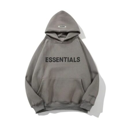 Essentials Oversized Gray Hoodie