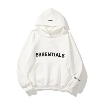 Essentials Oversized White Hoodie