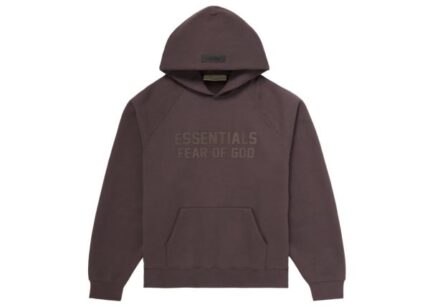 Essentials Oversized Plum Hoodie